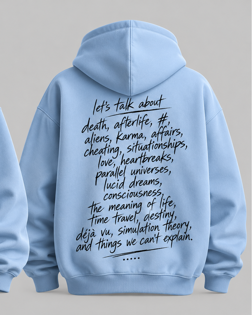 NO SHORT TALKS | Oversized Hoodie