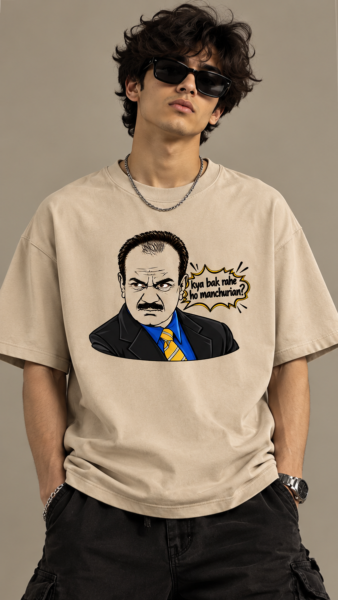 Kya Bak Rahe Ho M* | Oversized T-Shirt