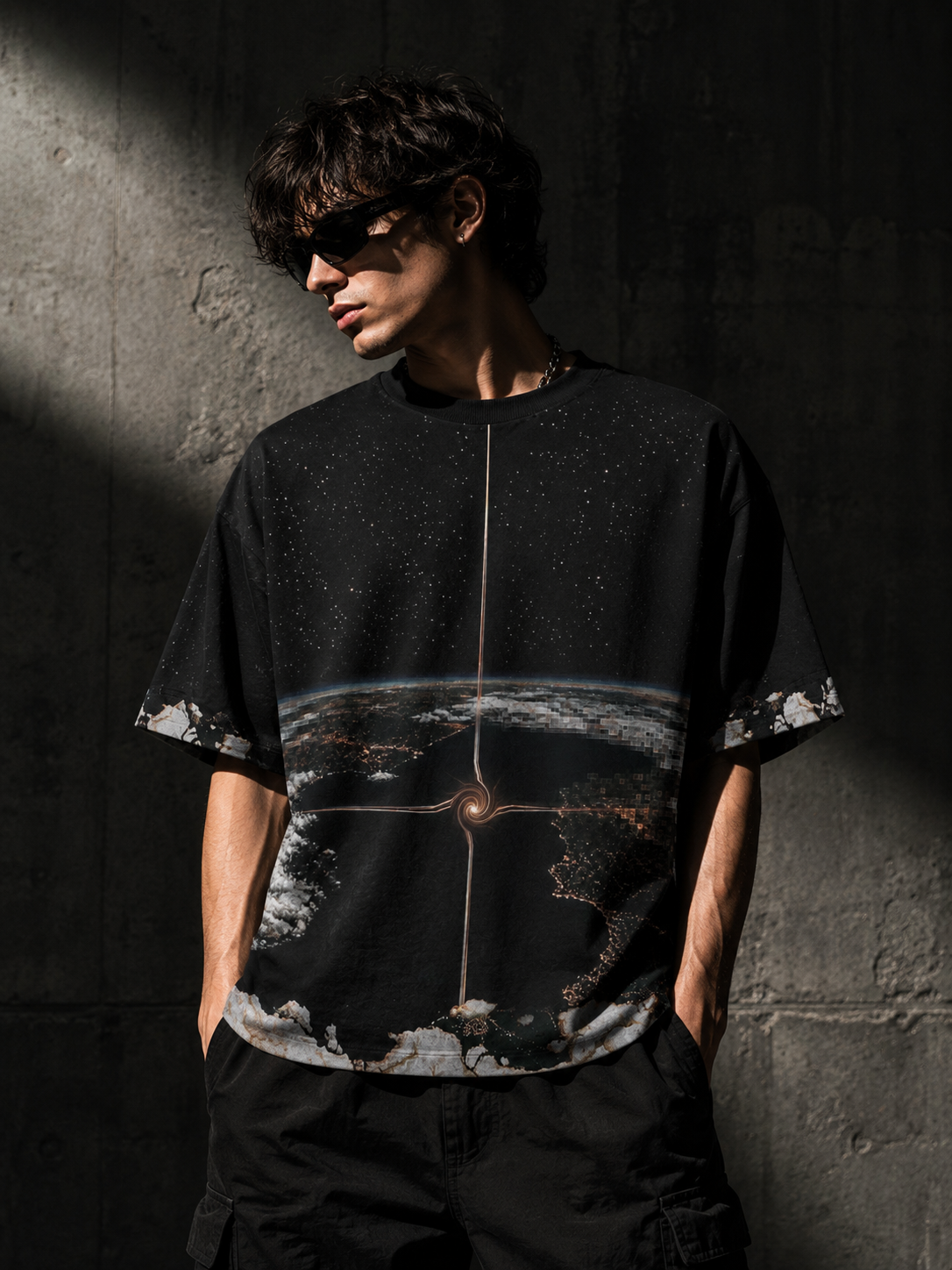 Cosmos Null Oversized Tee