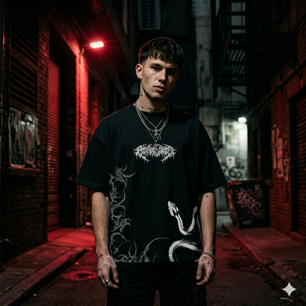 Medusa's Curse Oversized Tee