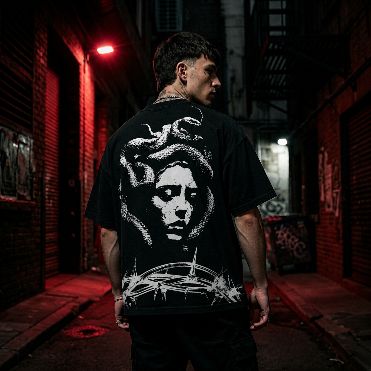 Medusa's Curse Oversized Tee