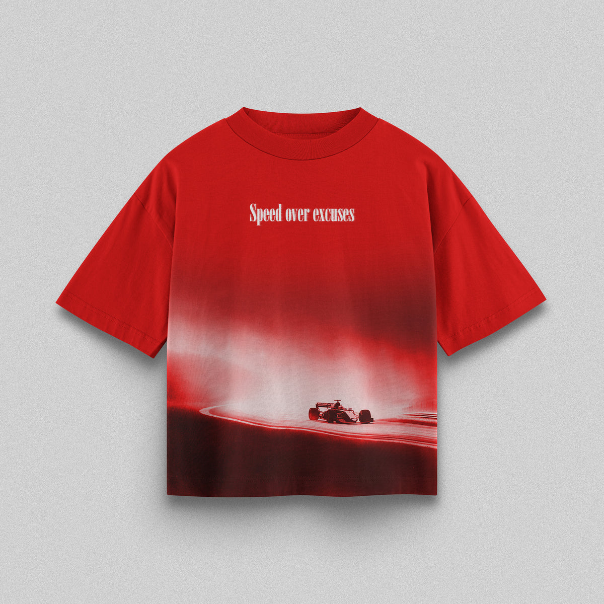 Apex Velocity Oversized Tee – Red Edition