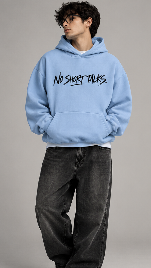 NO SHORT TALKS | Oversized Hoodie