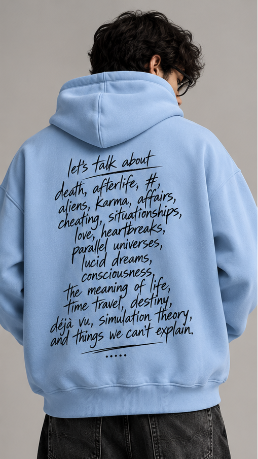 NO SHORT TALKS | Oversized Hoodie